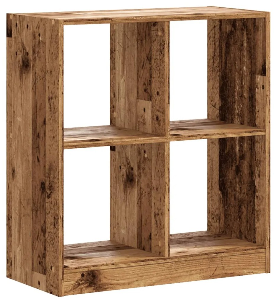 Libreria legno antico 68,5x32x75 cm in legno multistrato