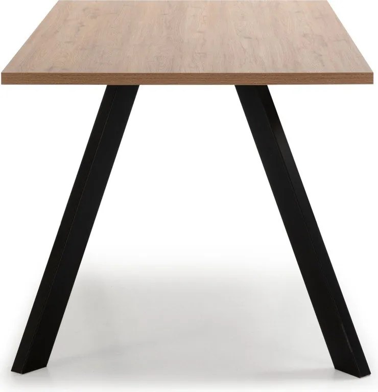 Tavolo da pranzo con piano in rovere 90x160 cm Texas - Marckeric