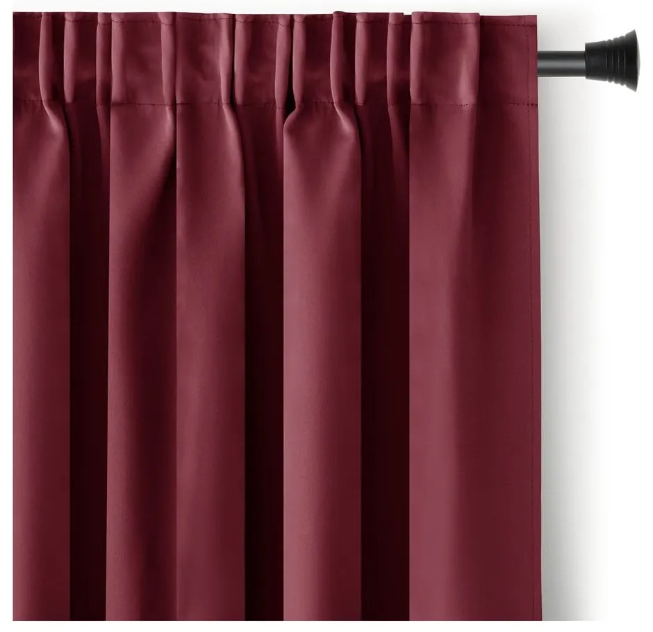 Tenda termoisolante/parzialmente oscurante burgundy 140x245 cm Kierra – Restilo