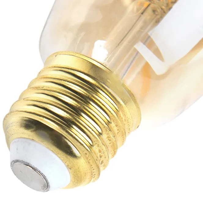 Set di 5 lampade LED E27 dimmerabili ST64 goldline 5W 380 lm 2200K