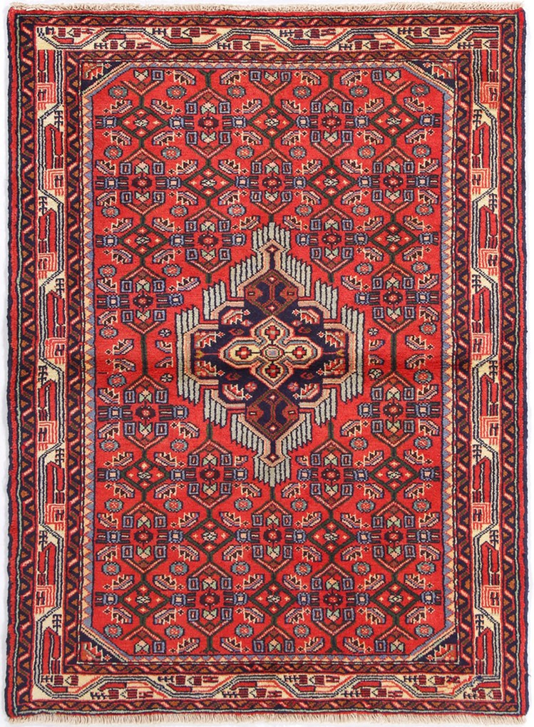 Hamedan Tappeto 150x100 (Iran) Annodato A Mano