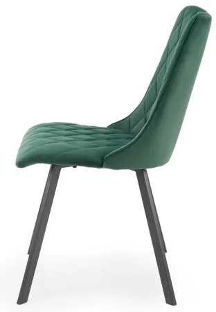 Sedia da pranzo RESTIVO, 1 pezzo, verde scuro