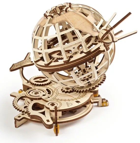 Ugears - 3D puzzle meccanico in legno Globo