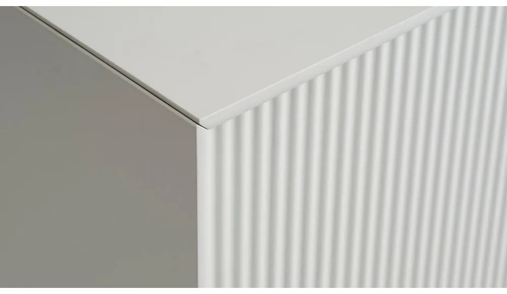 Cassettiera grigia 160x75x45 cm Palma – Unique Furniture