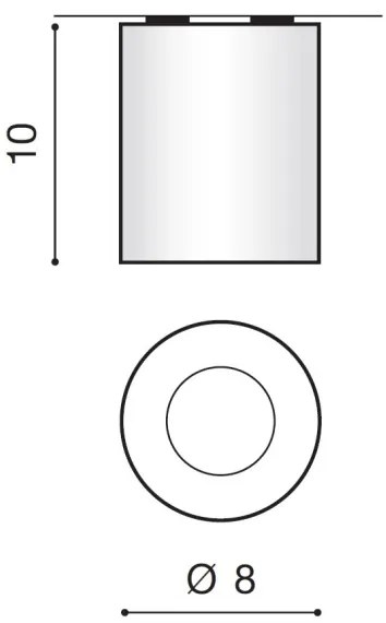 Azzardo AZ2558 - Plafoniera da esterno ARO 1xGU10/50W/230V IP54