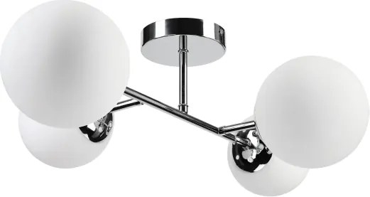 Brilagi - Plafoniera MALONY 4xE14/20W/230V cromo lucido