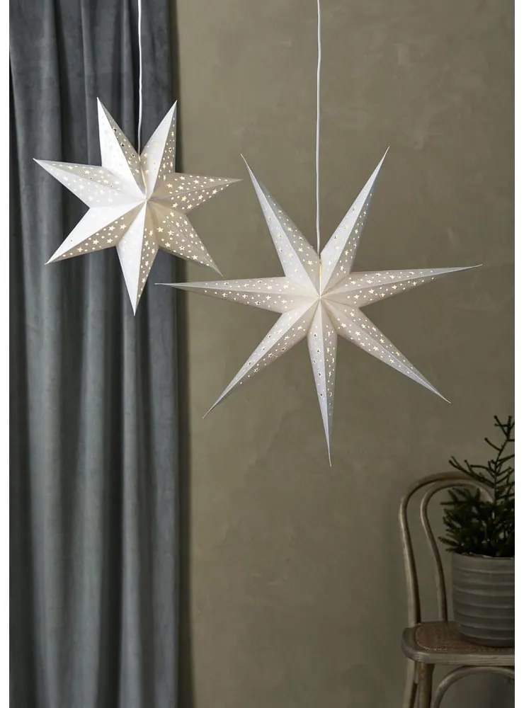 Decorazione luminosa con motivo natalizio in argento ø 45 cm Solvalla - Markslöjd