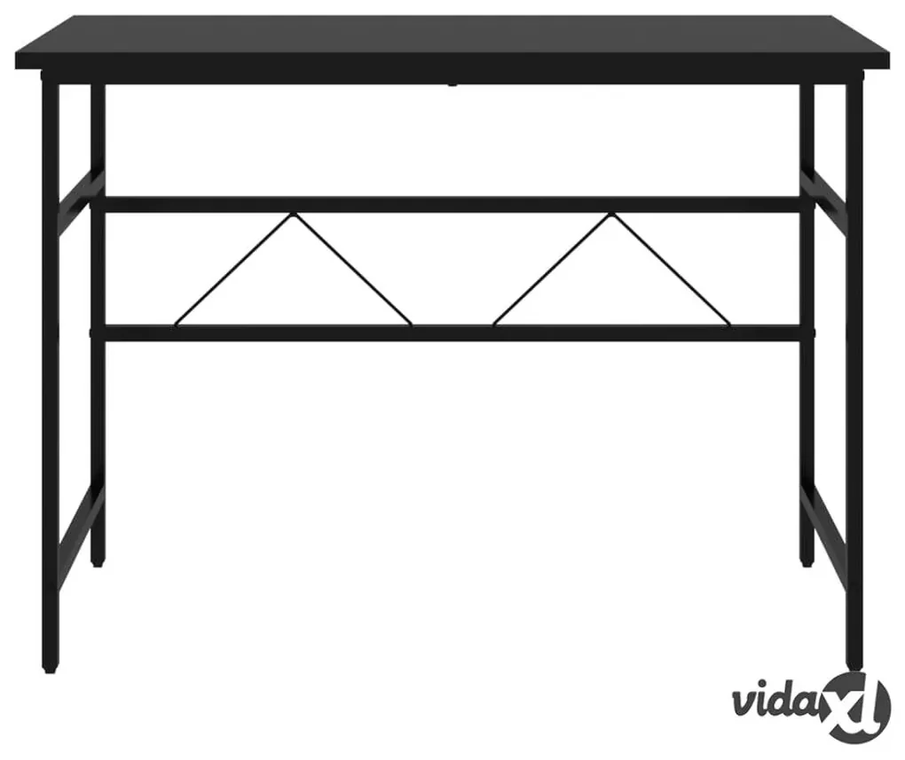 vidaXL Scrivania per Computer Nera 110x60x73 cm in Legno