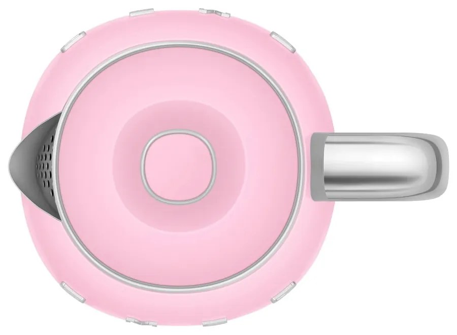 Teiera rosa in acciaio inox 800 ml Retro Style - SMEG