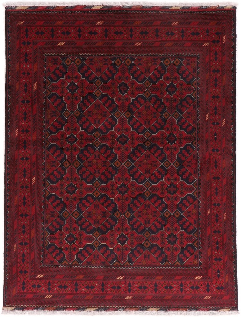 Afghan Tappeto 190x150 (Afghanistan) Annodato A Mano
