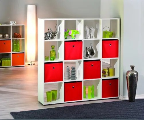 Libreria sedici vani quadrati / bianco
