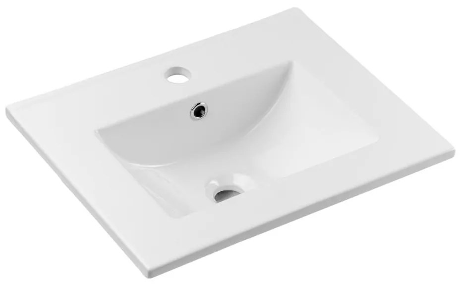 COMAD UM-2050RB DANCE 50 - Lavabo incasso DANCE 52x40 cm ceramica bianco lucido