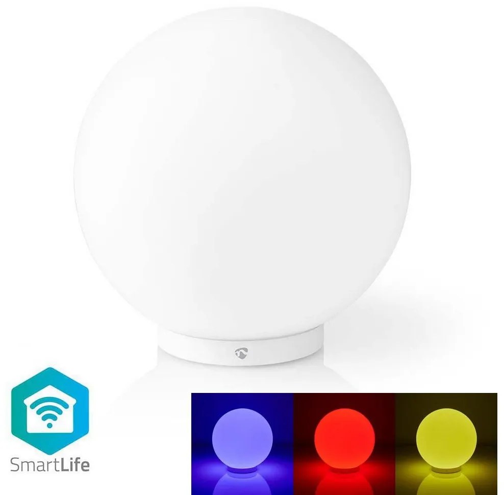 Nedis WIFILM10CWT - Lampada da tavolo LED RGBW dimmerabile SmartLife LED/5W/5V Wi-Fi