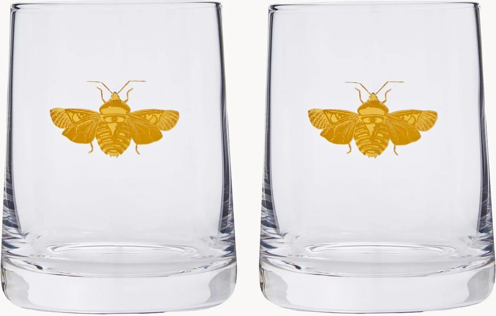 Set di 2 bicchieri Bee