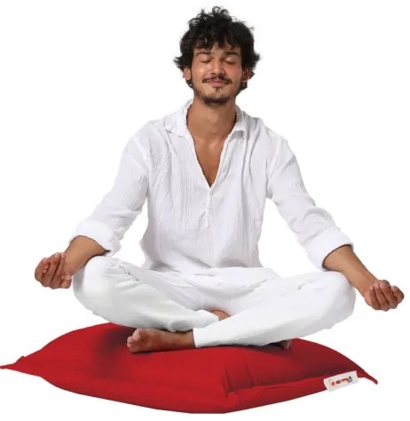 Cuscino da terra 70x70 cm rosso