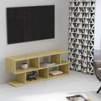 Homemania Mobile TV Su 120x29,6x45 cm Rovere 439447