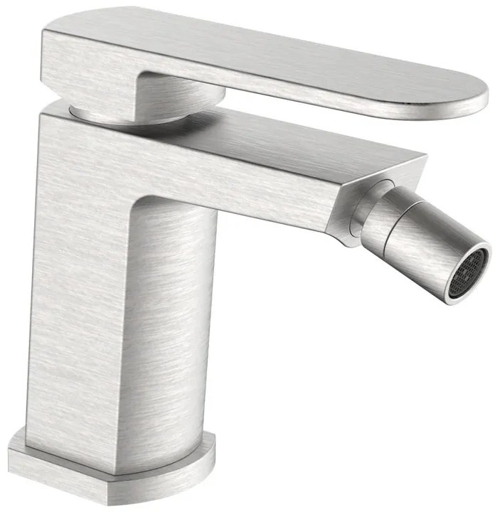 Rubinetto per bidet Zefir AQUASANIT grigio spazzolato opaco
