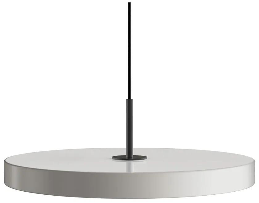 Apparecchio a sospensione LED grigio chiaro con paralume in metallo ø 43 cm Asteria Medium - UMAGE