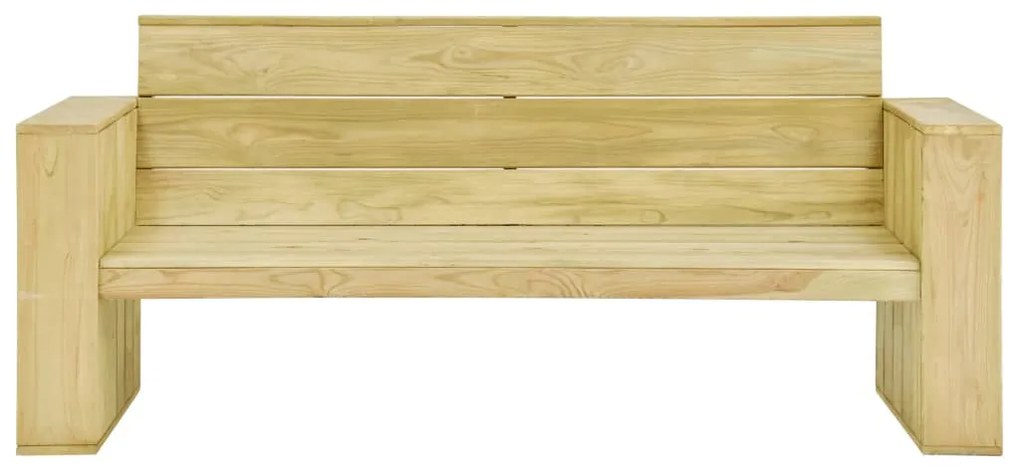 Set divani da giardino 4 pz in legno di pino impregnato