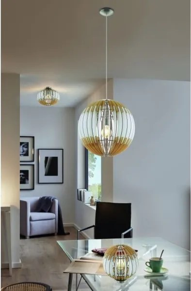 Eglo 32848 - Lampada da tavolo OLMERO 1xE27/60W/230V