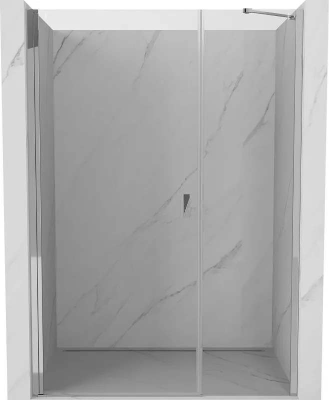 Mexen Mist-B porta doccia a battente 110 cm, trasparente, cromo - 8A2-110-001-01-00