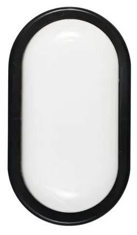Lampada da parete esterna LED/6W/230V IP54 nera