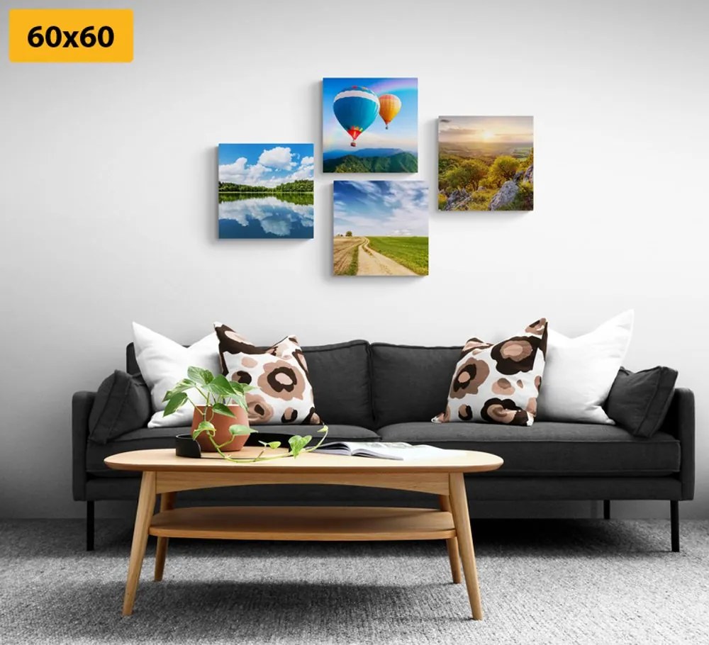 Set di quadri – Vista sulla splendida natura