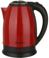 Bollitore elettrico acciaio rosso 1,8 L 1800 W Kooper