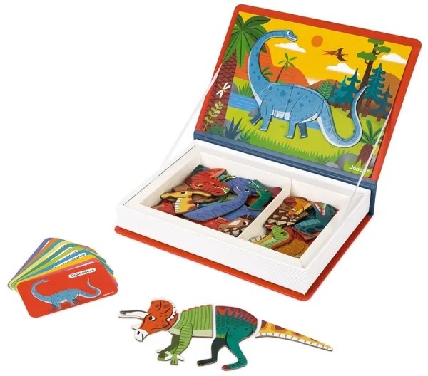 Janod - MAGNETIBOOK dinosauri gioco magnetico interattivo
