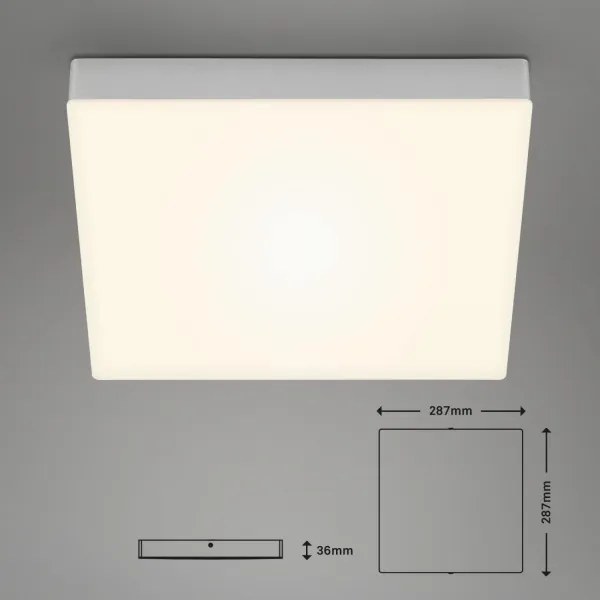 Briloner 7071-014 - Plafoniera LED FLAME LED/21W/230V 3000K 28,7x28,7 cm