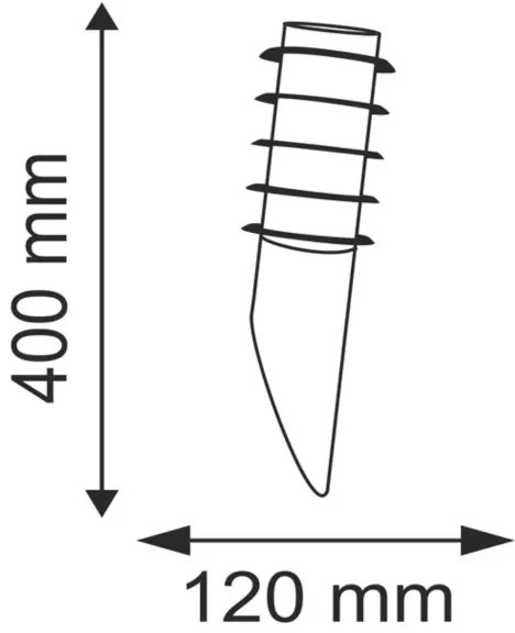 Applique da esterno SERENA 1xE27/40W