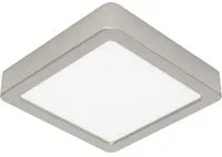 Plafoniera Moderna Fueva 5 Acciaio Nichel Satinato Led Integrato 11W