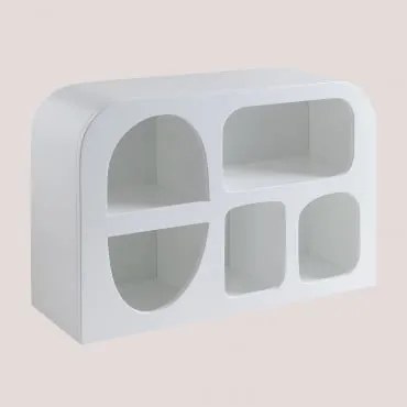 Mensola in MDF (40cm) Edna Bianco - Sklum