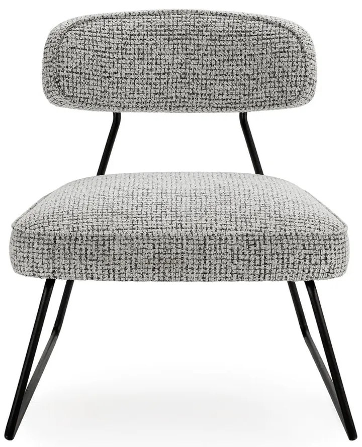 Poltrona bianca e nera Elon – Marckeric