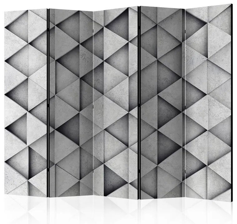 Paravento  Grey Triangles II [Room Dividers]  Colore ---, Dimensioni e Misure 225x172