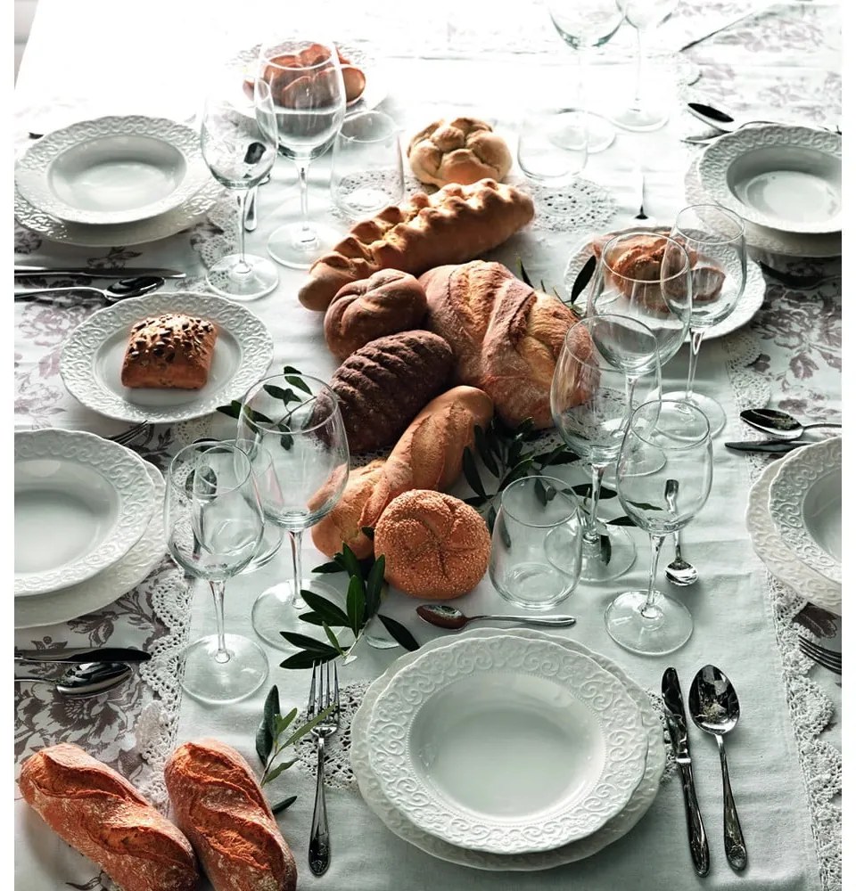 Piatto in porcellana bianca , ⌀ 21 cm Gran Gala - Brandani