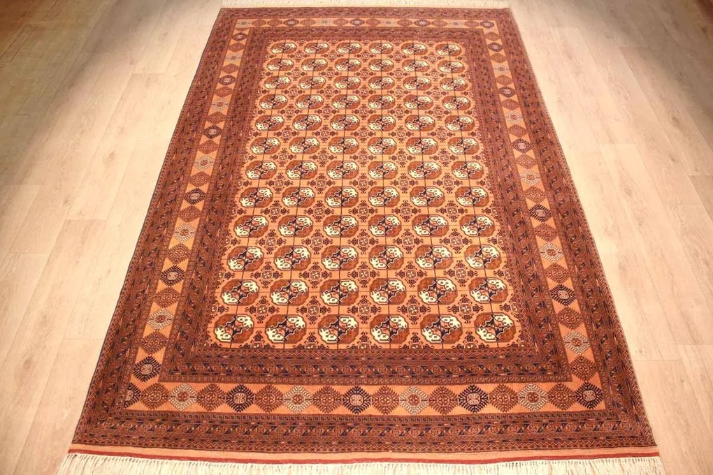 Turkmen Tappeto 310x200 (Russia) Annodato A Mano