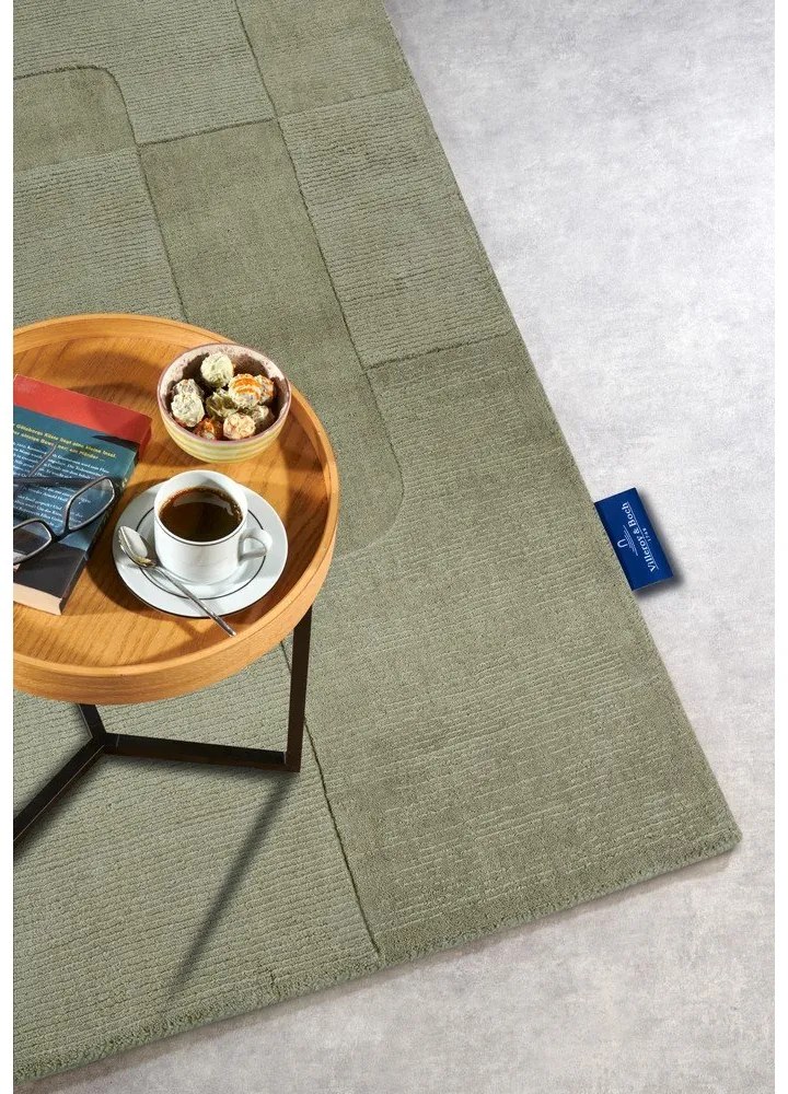 Tappeto verde in lana tessuto a mano 160x230 cm Charlotte - Villeroy&amp;Boch