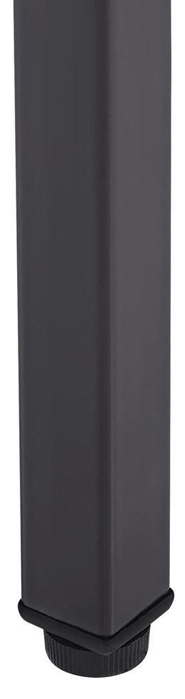 Credenza metallo nero 40 x 100 cm URIA Beliani