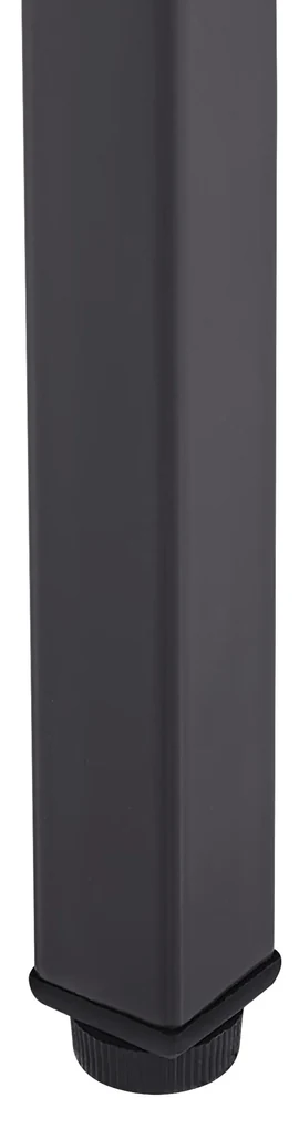 Credenza metallo nero 40 x 100 cm URIA Beliani