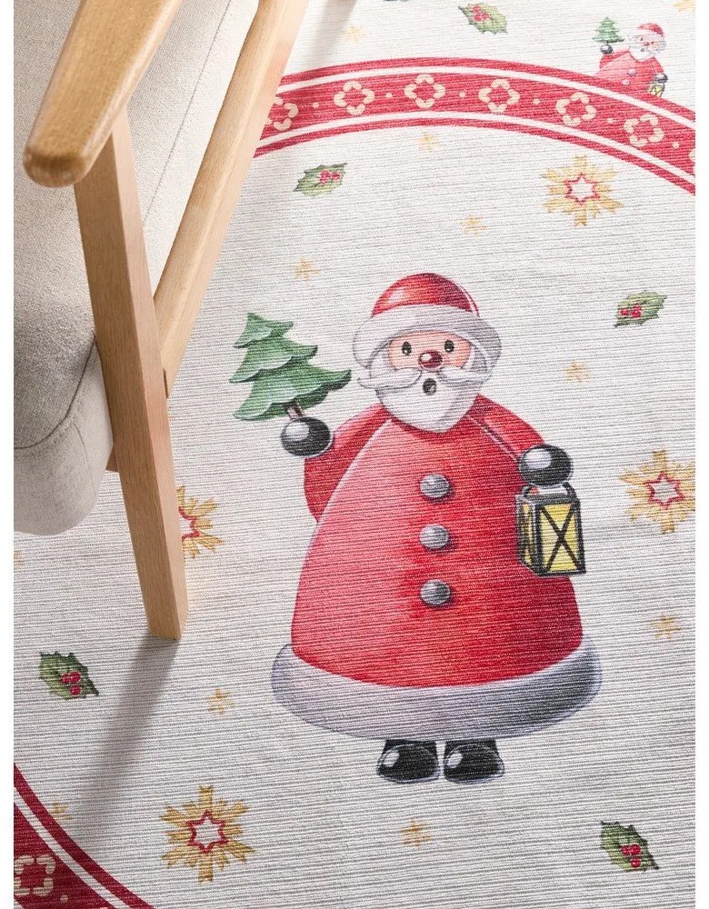 Tappeto rotondo rosso a tema natalizio ø 160 cm Toy's Delight Santa Claus – Villeroy&Boch