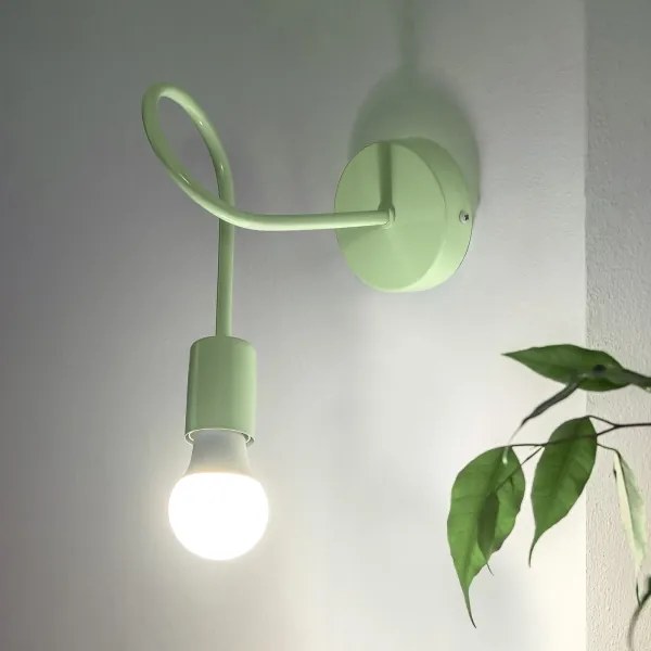 Lampada da parete flessibile OXFORD 1xE27/15W/230V verde