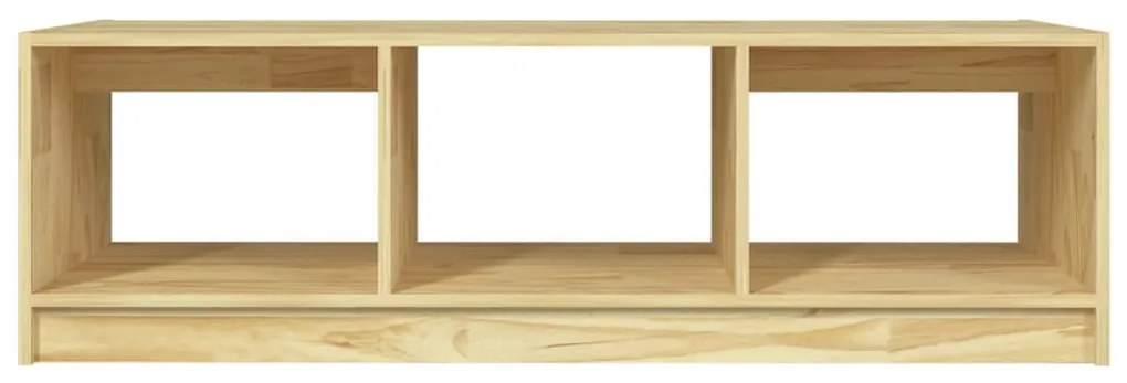 Tavolino da salotto 110x50x34 cm legno massello di pino