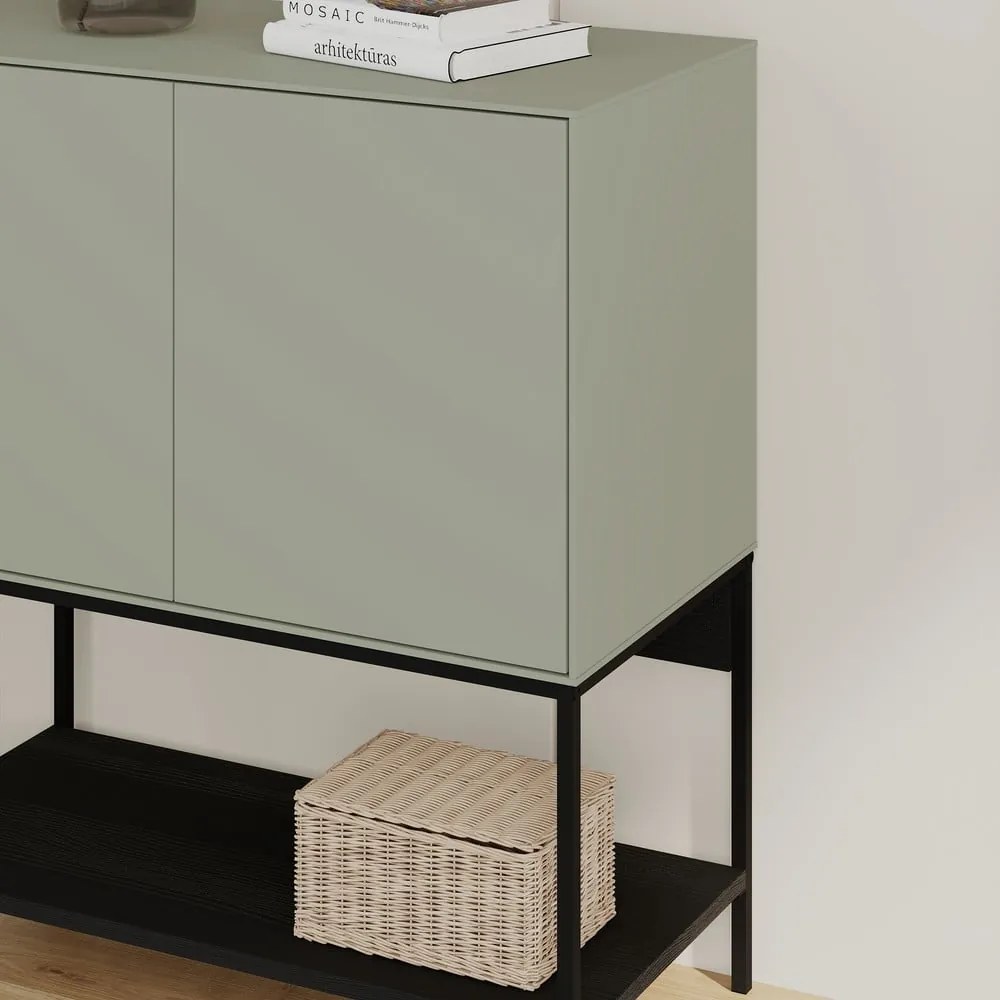 Mobile verde-nero 80x90x40 cm Amira - Marckeric