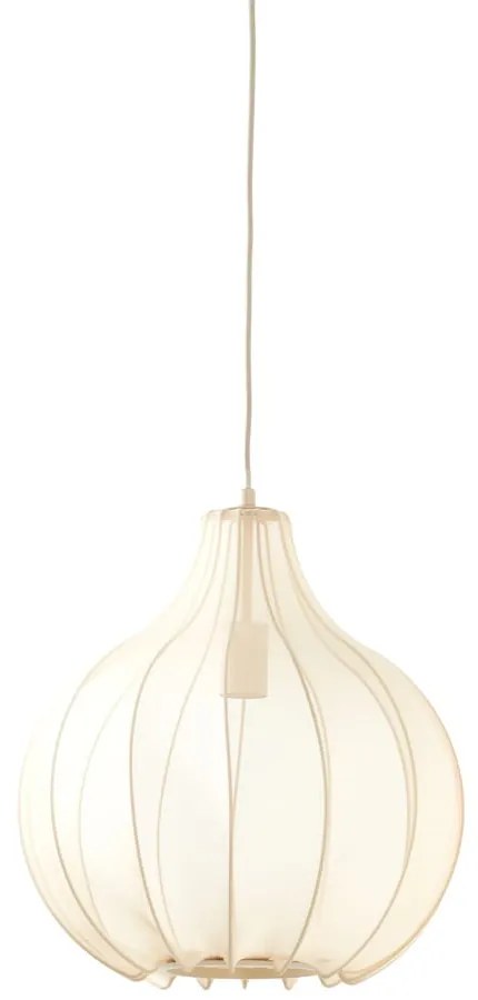 Lampadario beige con paralume in tessuto ø 39 cm Elati - Light &amp; Living