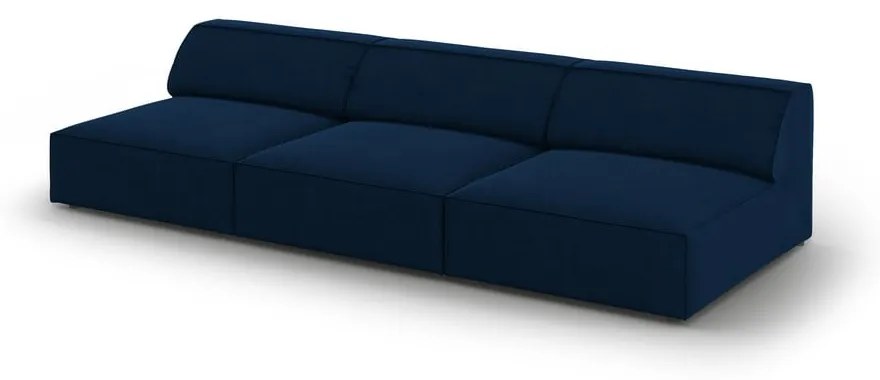 Divano in velluto blu scuro 240 cm Jodie - Micadoni Home