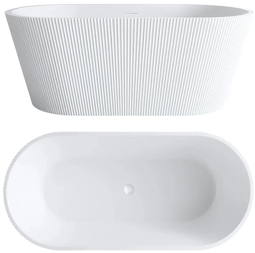 Vasca da bagno freestanding in acrilico OFELIA 170