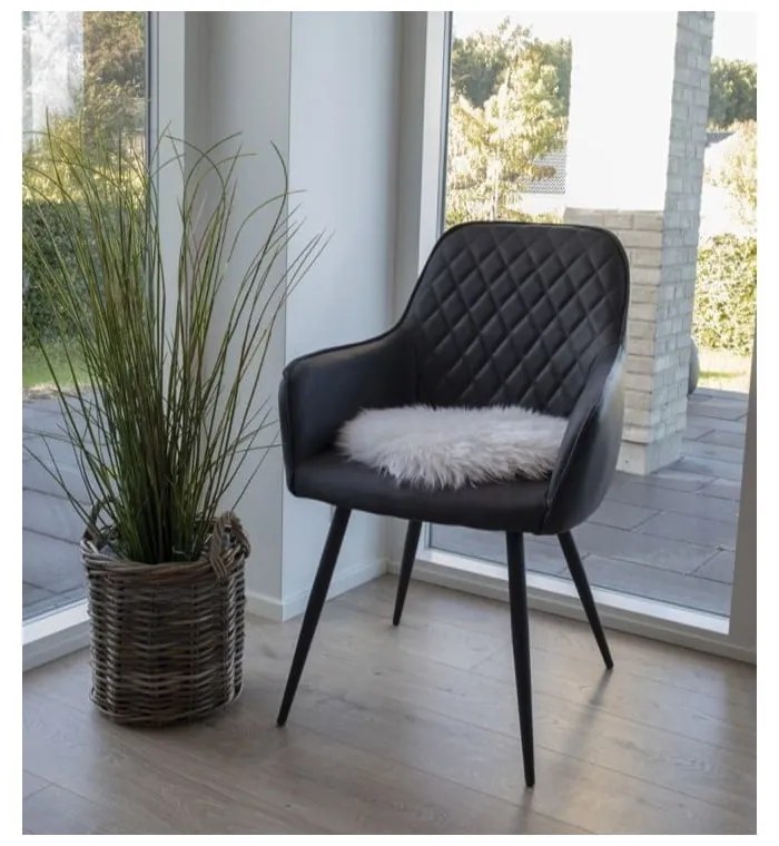 Cerchio di pelle di pecora bianca, ⌀ 35 cm - House Nordic