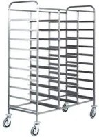 Carrello porta vassoi servizio self service 30 vassoi GN 1/1 RS0474