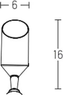 Zambelis E217 - Lampada da esterno 1xGU10/5W/230V IP65 nero